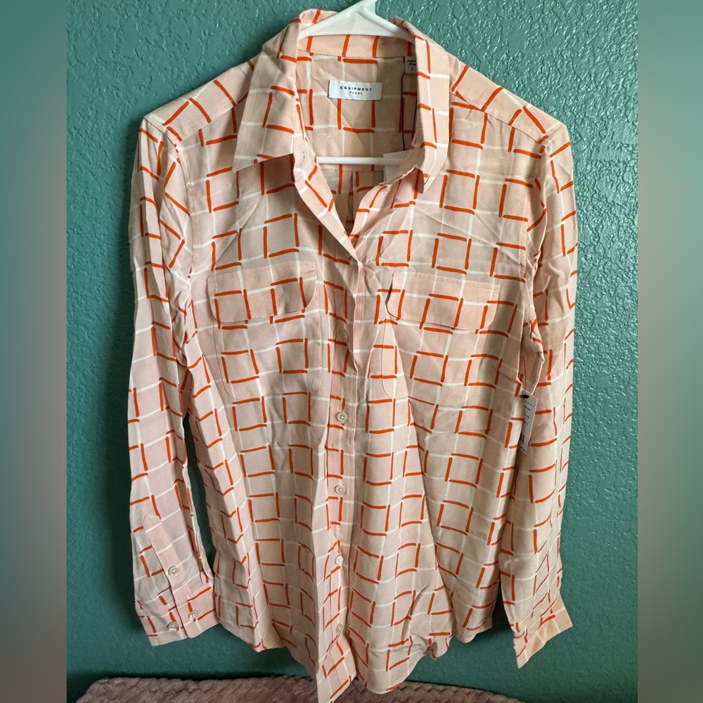 Equipment Femme Peachwhip Multi Slim Signature Small